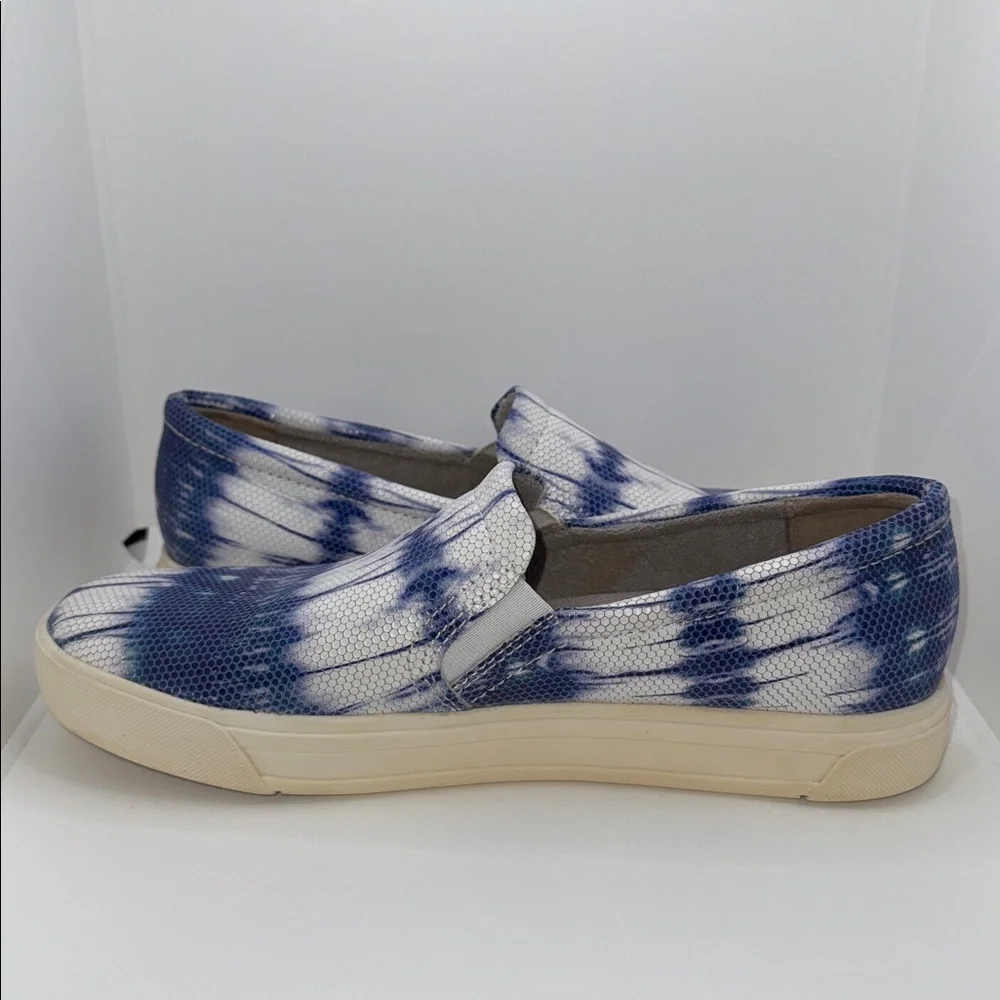 Naturalizer Aileen Slip On Sneakers Blue Tie Dye Leather Women’s 9.5